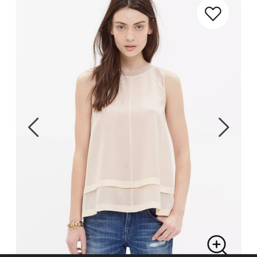 Johnston & Murphy 100% silk top